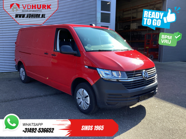 Volkswagen Transporter Bestelbus 2.0 TDI L2 BPM VRIJ! Standkachel/ Stoelverw./ Carplay/ Cruise/ PDC/ Trekhaak