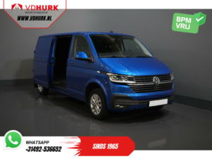 Volkswagen Transporter Bestelbus T6.1 2.0 TDI 150 pk L2 DSG Aut. Highline BPM VRIJ! Adapt.Cruise/ 2.5t Trekhaak/ Standkachel/ Stoelverw./ LED/ Carplay/ Navi/ Cam