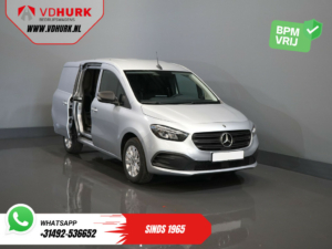 Mercedes-Benz Citan Bestelbus 112 CDI Aut. BPM VRIJ! 3Pers./ LED/ 2x Schuifdeur/ Stoelverw./ Betimmerd/ Carplay/ Camera/ LMV/ Cruise/ Trekhaak/ Airco