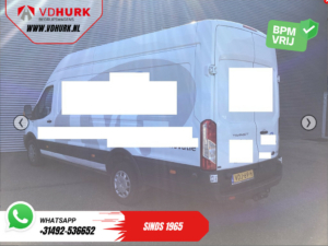 Ford Transit Bestelbus 350 2.0 TDCI 130 pk L4H3 RWD Jumbo Trend BPM VRIJ! 2.8t Trekverm./ 270 Gr.Deuren/ Stoelverw./ Camera/ PDC/ Cruise/ Airco