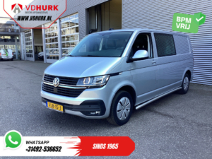 Volkswagen Transporter Furgoneta T6.1 2.0 TDI L2 DC Doble Cabina ¡BPM GRATIS! 6 Pers./ NL Auto/ CarPlay/ Navi/ Cruise/ PDC/ Towbar