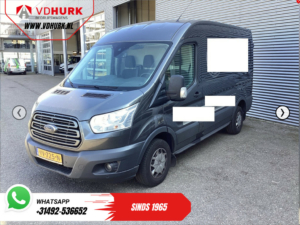 Ford Transit Fourgons 2.2 TDCI 125 cv L2H2 Trend 2.7t Remorquage M./Caméra/ PDC/ Croisière/ Airco/ Crochet d'attelage