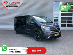 Renault Trafic Bestelbus 2.0 dCi 150 pk Aut. L2 DC Dubbel Cabine BPM VRIJ! LED/ Navi/ Carplay/ Camera/ PDC/ Cruise/ Trekhaak/ Airco