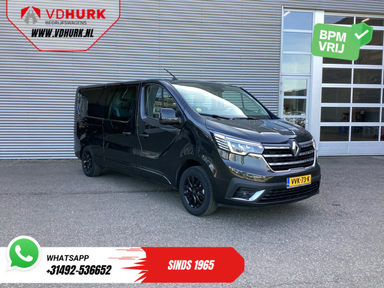 Renault Trafic Van 2.0 dCi 150 hp Aut. L2 DC Double Cab BPM FREE ! LED/ Navi/ Carplay/ Camera/ PDC/ Cruise/ Towbar/ Airco