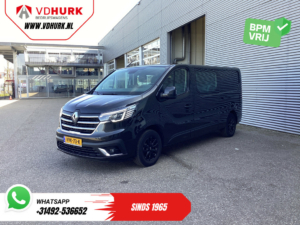 Renault Trafic Bestelbus 2.0 dCi 150 pk Aut. L2 DC Dubbel Cabine BPM VRIJ! LED/ Navi/ Carplay/ Camera/ PDC/ Cruise/ Trekhaak/ Airco