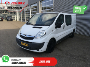 Opel Vivaro Van 2.0 CDTI 115hp L2 DC Double Cab / ТО 01-2026 / 6 чол. / Кондиціонер / Фаркоп