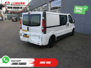 Opel Vivaro Bestelbus 2.0 CDTI 115pk L2 DC Dubbel Cabine/ APK 01-2026/ 6 Pers./ Airco/ Trekhaak