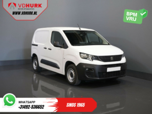 Peugeot Partner Bestelbus 1.5 HDI 100 pk BPM VRIJ! NL Auto/ 3 Pers./ Carplay/ Camera/ PDC/ Betimmerd/ Cruise/ Airco